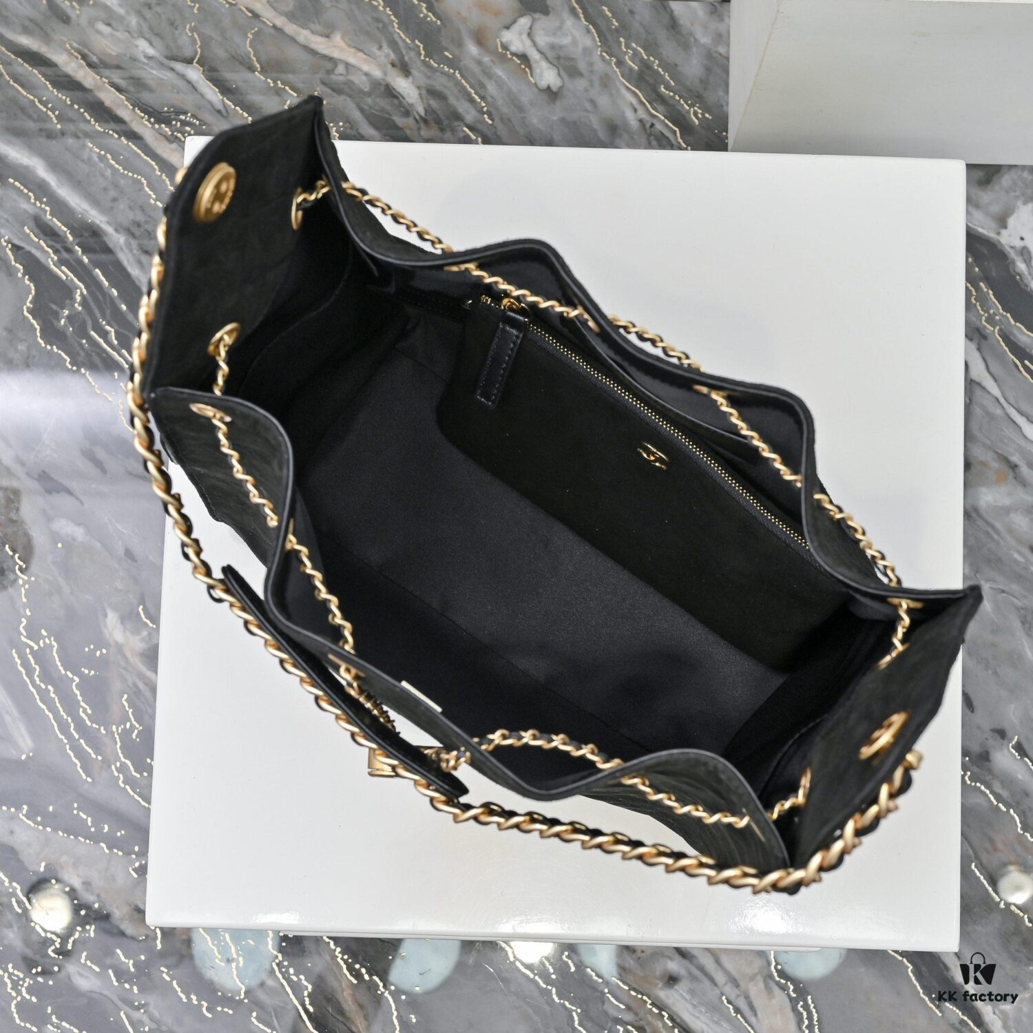 Large Upgraded Chanel 25C Hobo Bag in Suede Cowhide - Vintage Bucket Bag with Coin Button Drawstring, Diamond Quilting, Retro Black-Gold Tone, Classic Chain Design