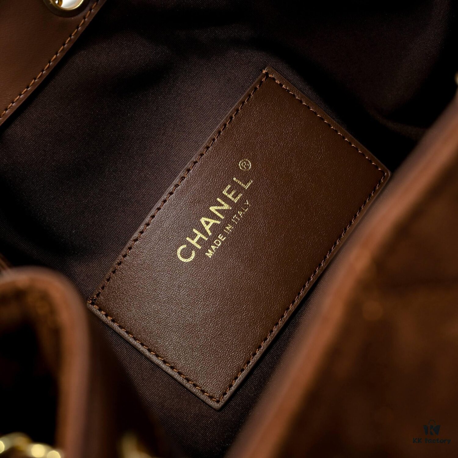 Large Upgraded Chanel 25C Hobo Bag in Suede Leather - Vintage Gold Buckle Drawstring Bucket Bag with Quilted Pattern, Retro Black and Gold, Classic Chain Design