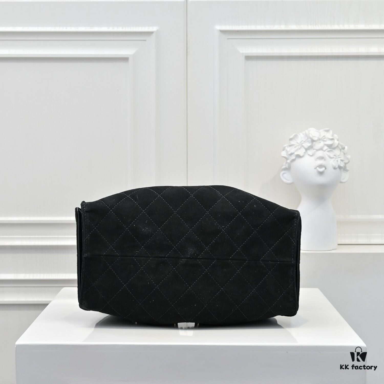 Upgraded Chanel 25C Hobo Bag in Sanded Calfskin - Mini Fringe Shoulder Bag with Vintage Coin Toggle Drawstring, Quilted Design, Retro Black and Gold Hardware, Classic Chain Detail