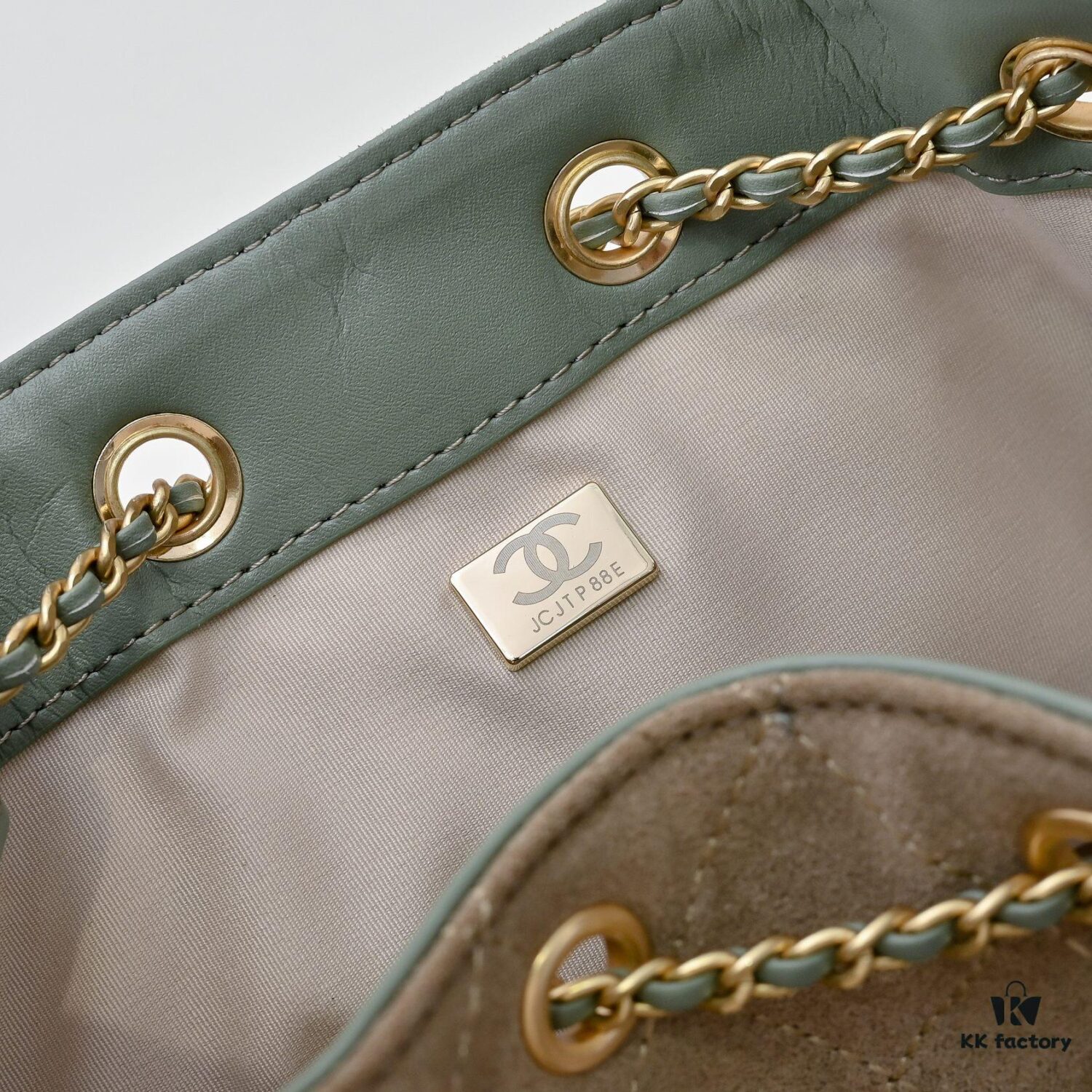 Upgraded Chanel 25C Hobo Bag Mini, Saffiano Leather Crossbody Bucket Bag with Vintage Gold Buckle Drawstring, Quilted Design, Retro Black and Gold, Classic Chain Strap