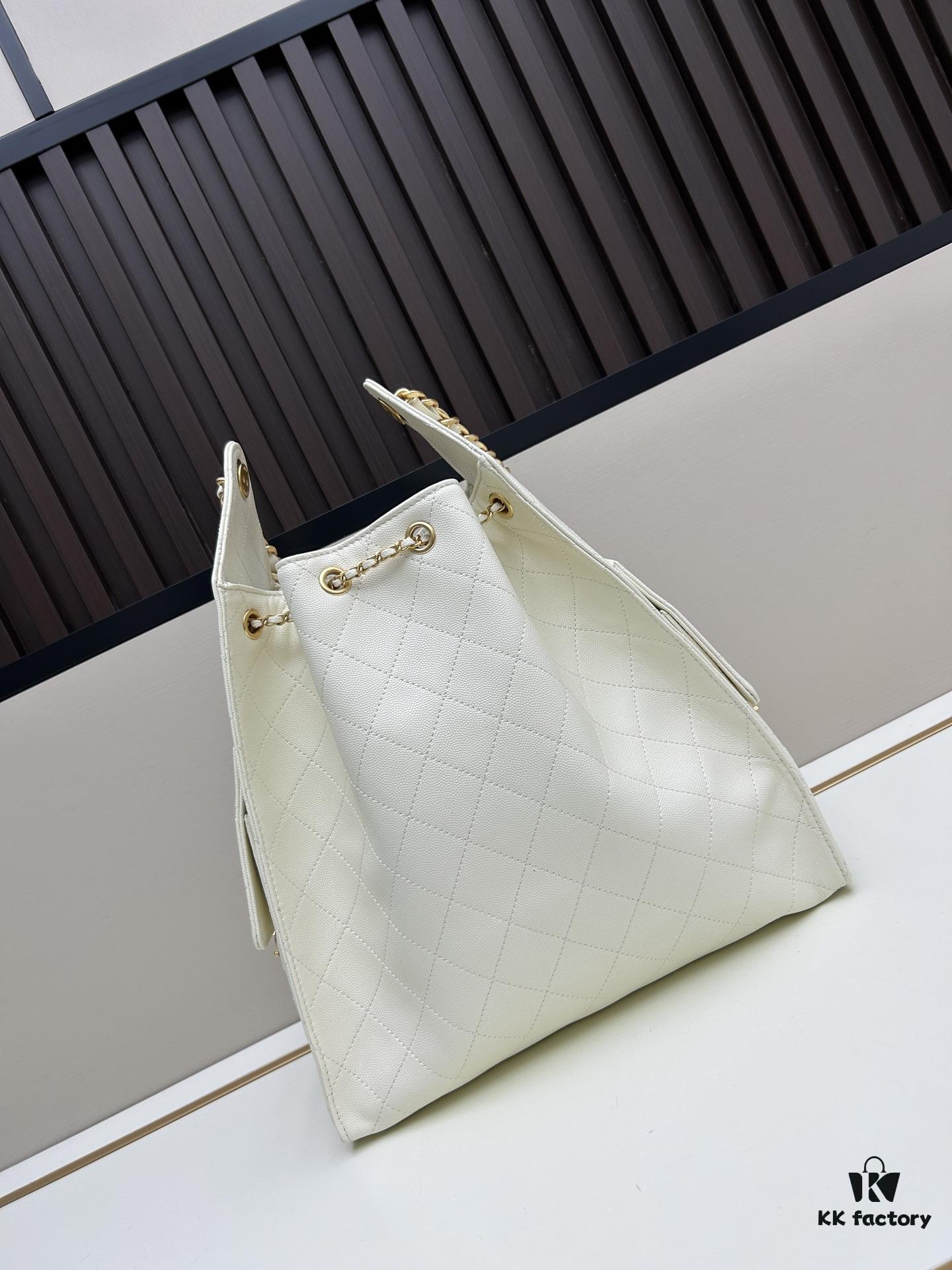 Large Vegan Leather, Suede-Like Texture, Upgraded Version of Chanel 25C Style Hobo Bag, Vintage-Inspired Bucket Bag with Drawstring Closure, Quilted Diamond Pattern, Retro Gold-Tone Hardware, Classic Chain Design