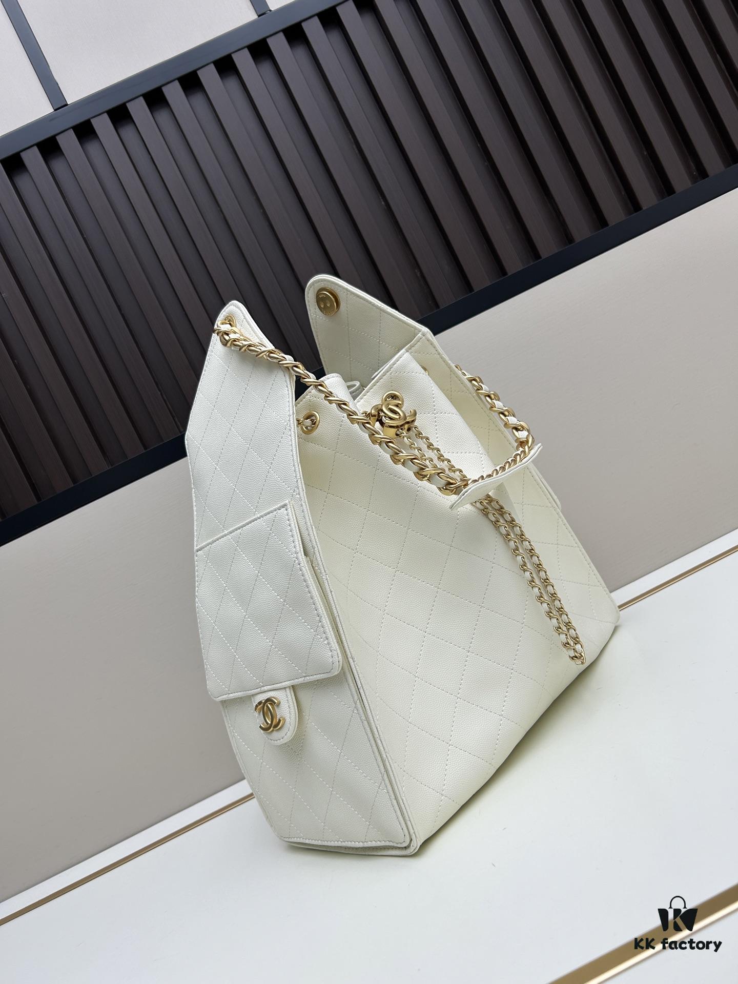 Large Vegan Leather, Suede-Like Texture, Upgraded Version of Chanel 25C Style Hobo Bag, Vintage-Inspired Bucket Bag with Drawstring Closure, Quilted Diamond Pattern, Retro Gold-Tone Hardware, Classic Chain Design