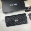 CHANEL Le Boy Long Wallet - Model A80286, Calfskin Leather with Hardware, Authentic Quality, Complete Packaging