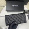 CHANEL Le Boy Long Wallet - Model A80286, Calfskin Leather with Hardware, Authentic Quality, Complete Packaging
