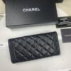 CHANEL Le Boy Long Wallet A80286 Lambskin Antique Silver Hardware, Original Quality, Full Packaging