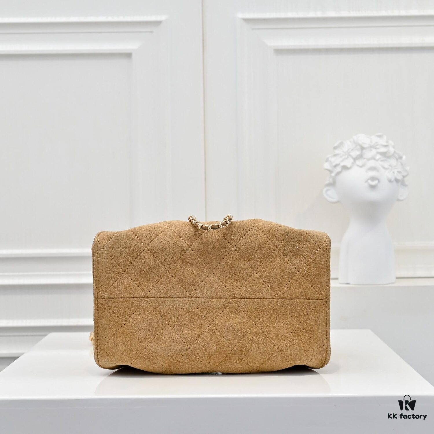 Mini Chanel 25C Bag Hobo Suede Crossbody Bucket Bag with Vintage Coin Toggle Drawstring, Diamond Quilting, Retro Black Gold Hardware, Classic Chain Design