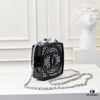 Limited Edition CHANEL Diamond Powder Case - Sparkling and Elegant, A Must-Have Fashion Accessory
