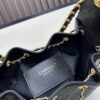 Upgraded Chanel 25C Hobo Bag in Quilted Calfskin - Mini Vintage Drawstring Bucket Bag with Retro Gold Buckle, Diamond Stitching, and Classic Chain Design