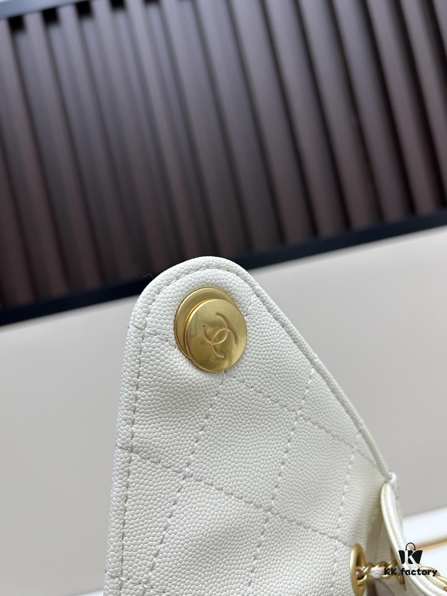 Upgraded Chanel 25C Hobo Bag in Quilted Calfskin - Small Vintage-Inspired Drawstring Bucket Bag with Retro Gold-Tone Hardware and Classic Chain Design