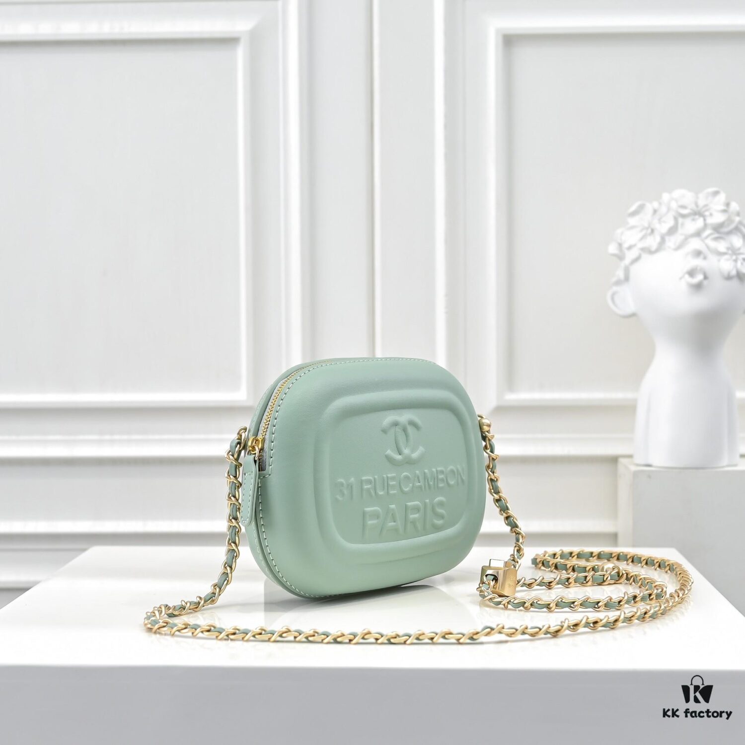 CHANEL 25C Pre-Spring Vacation Collection Gold Mini Camera Bag