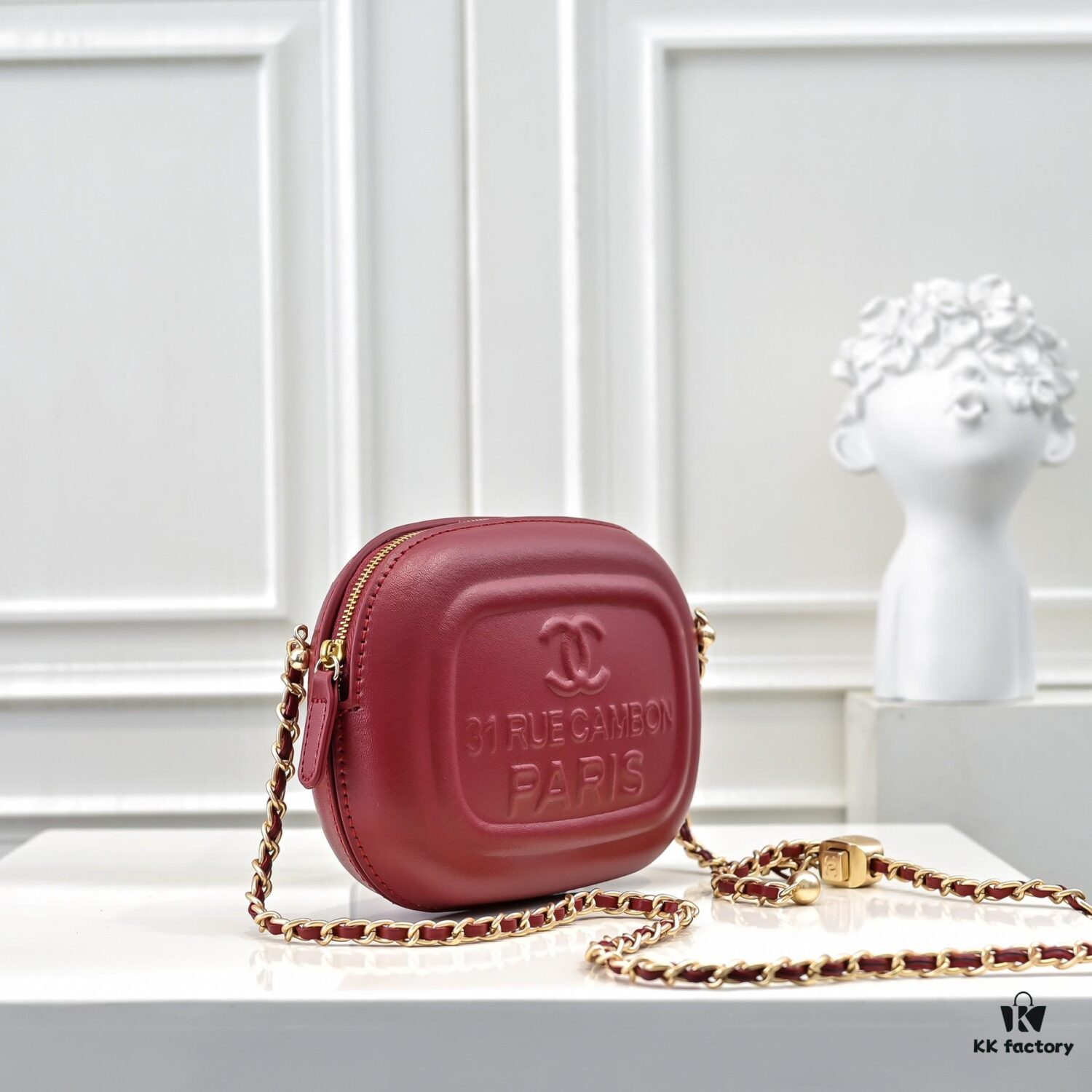 CHANEL 25C Pre-Spring Vacation Collection Mini Camera Bag in Gold Tone