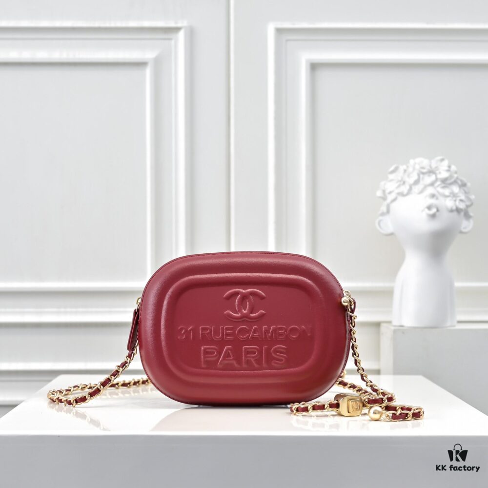 CHANEL 25C Pre-Spring Vacation Collection Mini Camera Bag in Gold Tone