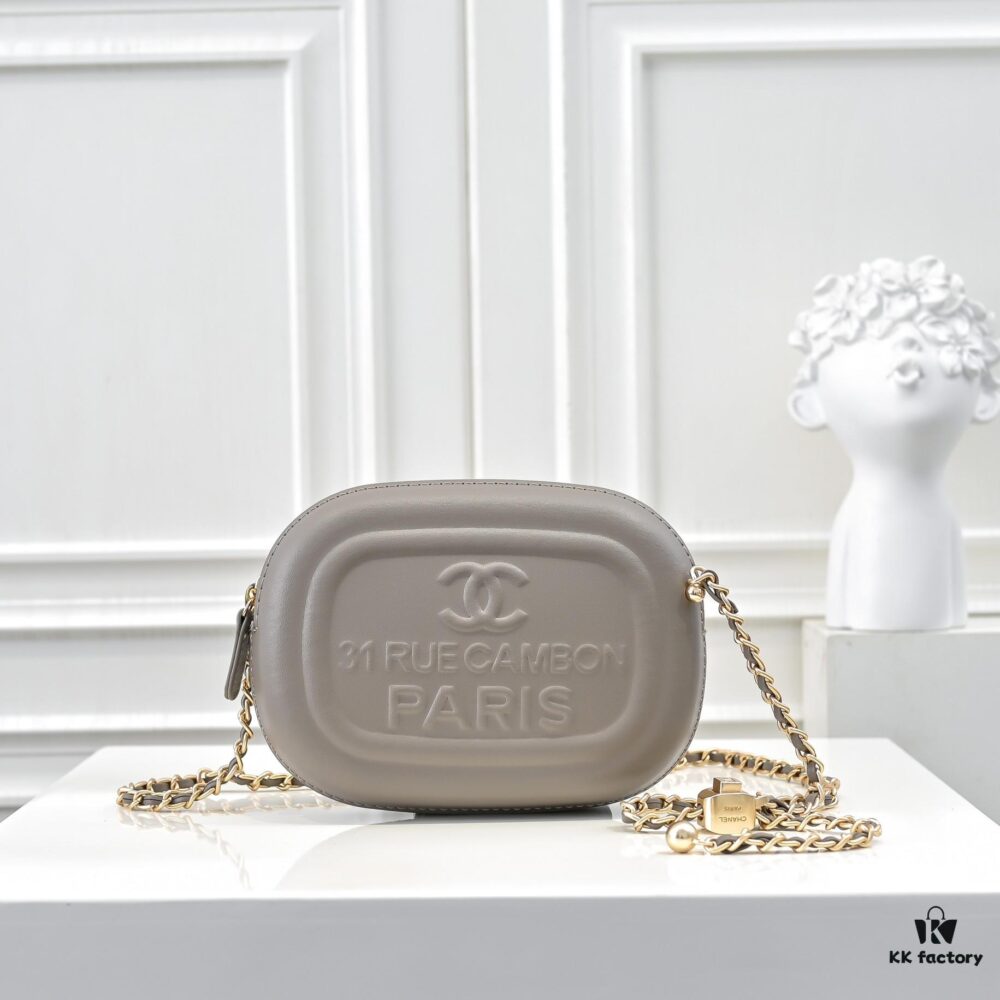 CHANEL 25C Pre-Spring Resort Collection Mini Camera Bag in Gold Tone