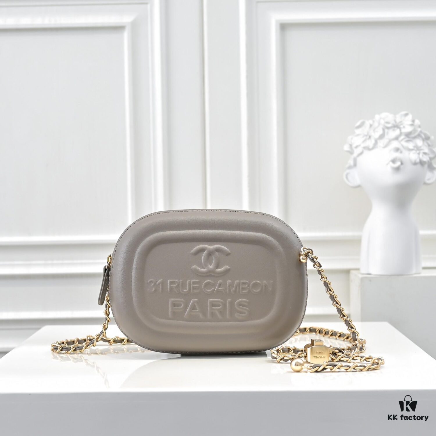 CHANEL 25C Pre-Spring Resort Collection Mini Camera Bag in Gold Tone