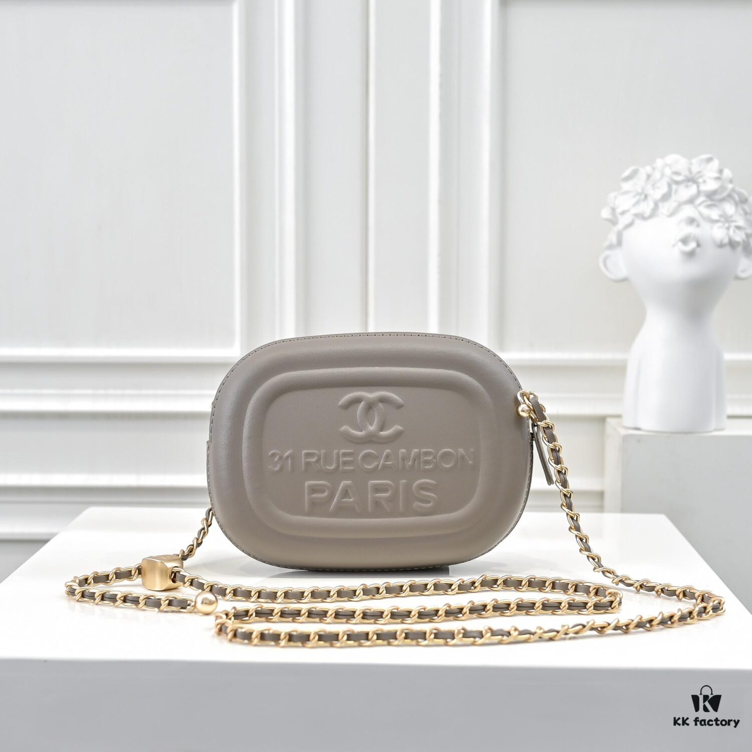 CHANEL 25C Pre-Spring Resort Collection Mini Camera Bag in Gold Tone