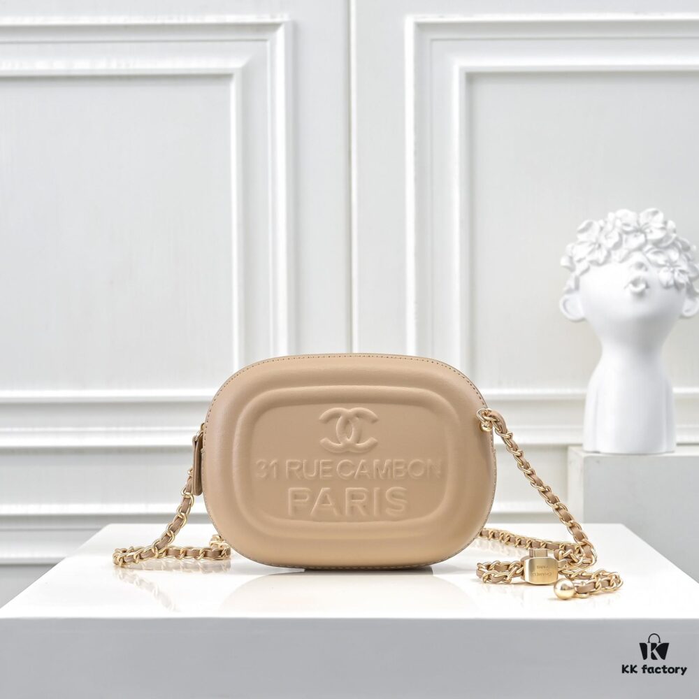 CHANEL 25C Pre-Spring Vacation Collection Mini Camera Bag in Gold Tone