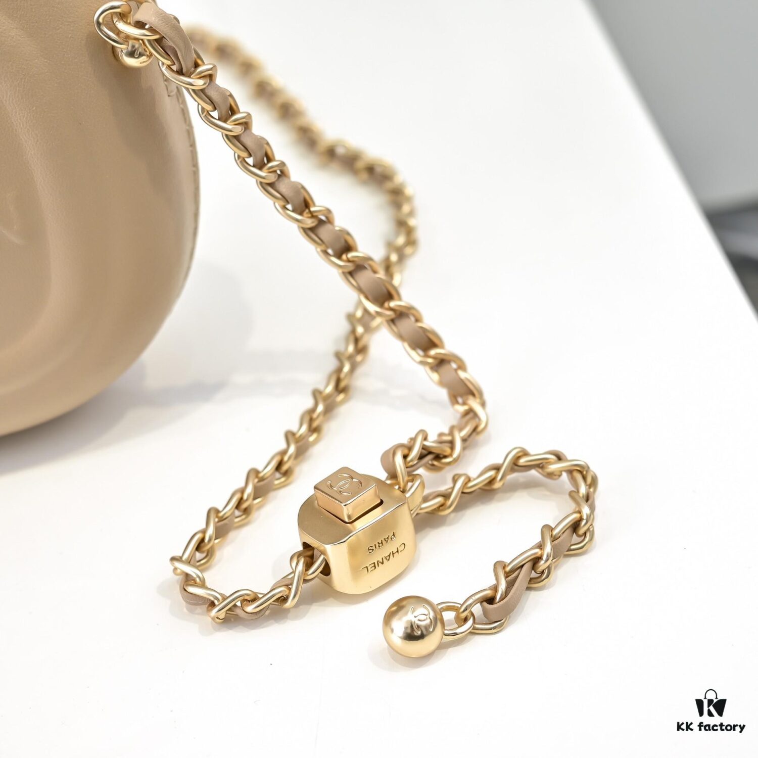 CHANEL 25C Pre-Spring Vacation Collection Mini Camera Bag in Gold Tone