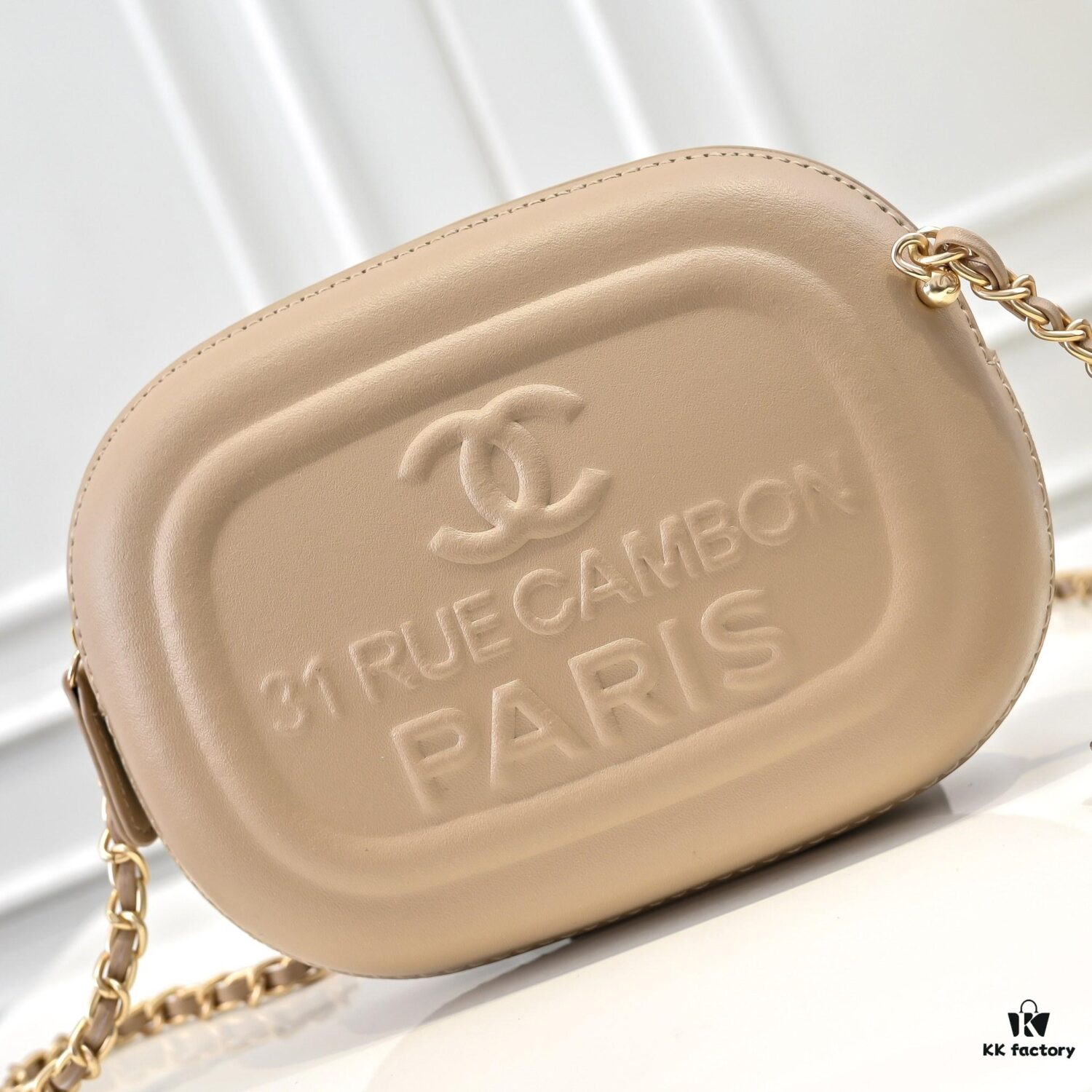 CHANEL 25C Pre-Spring Vacation Collection Mini Camera Bag in Gold Tone