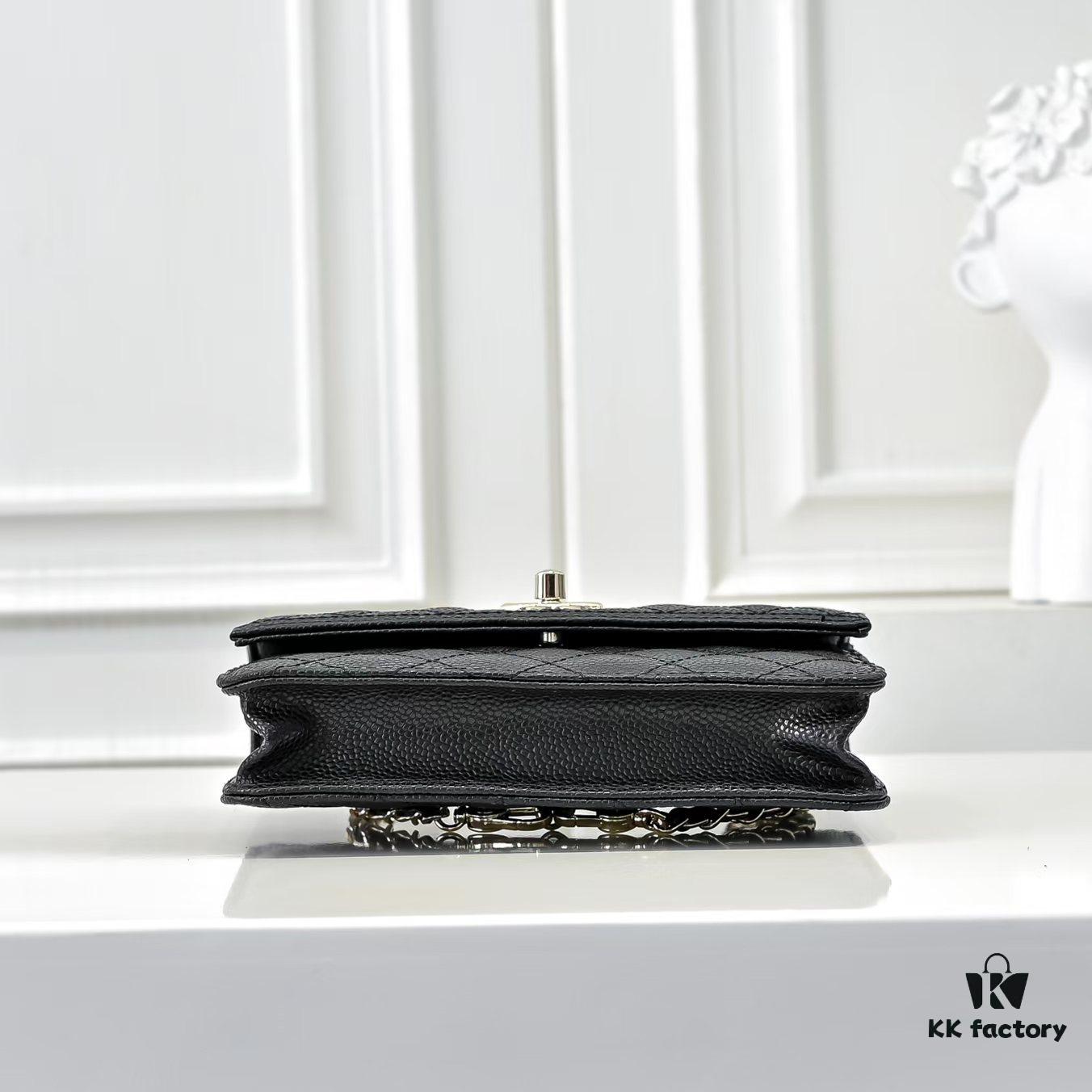 Chanel 25C Spring/Summer New Arrival Logo Tote Backpack Crossbody Bag Calfskin with Gold-Tone Metal Hardware