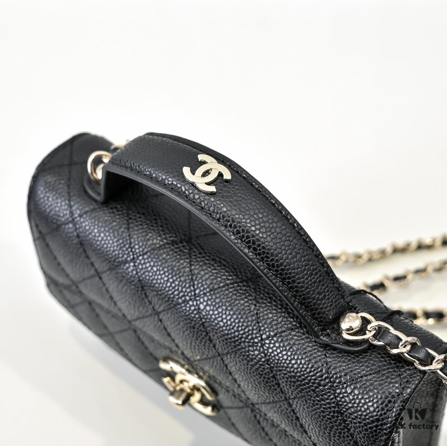 Chanel 25C Spring/Summer New Arrival Logo Tote Backpack Crossbody Bag Calfskin with Gold-Tone Metal Hardware