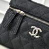 Chanel 25C Spring/Summer New Lunchbox Bag, Calfskin with Metal Chain Design, Double C Logo, Compact Size Fits Phone and Daily Essentials