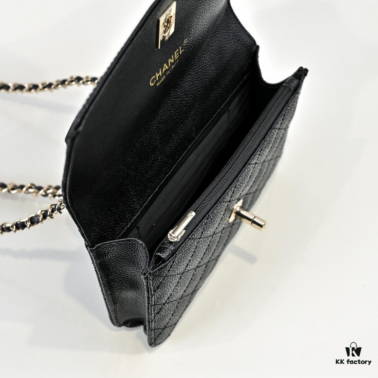 Chanel 25C Spring/Summer New Arrival Logo Tote Backpack Crossbody Bag Calfskin with Gold-Tone Metal Hardware