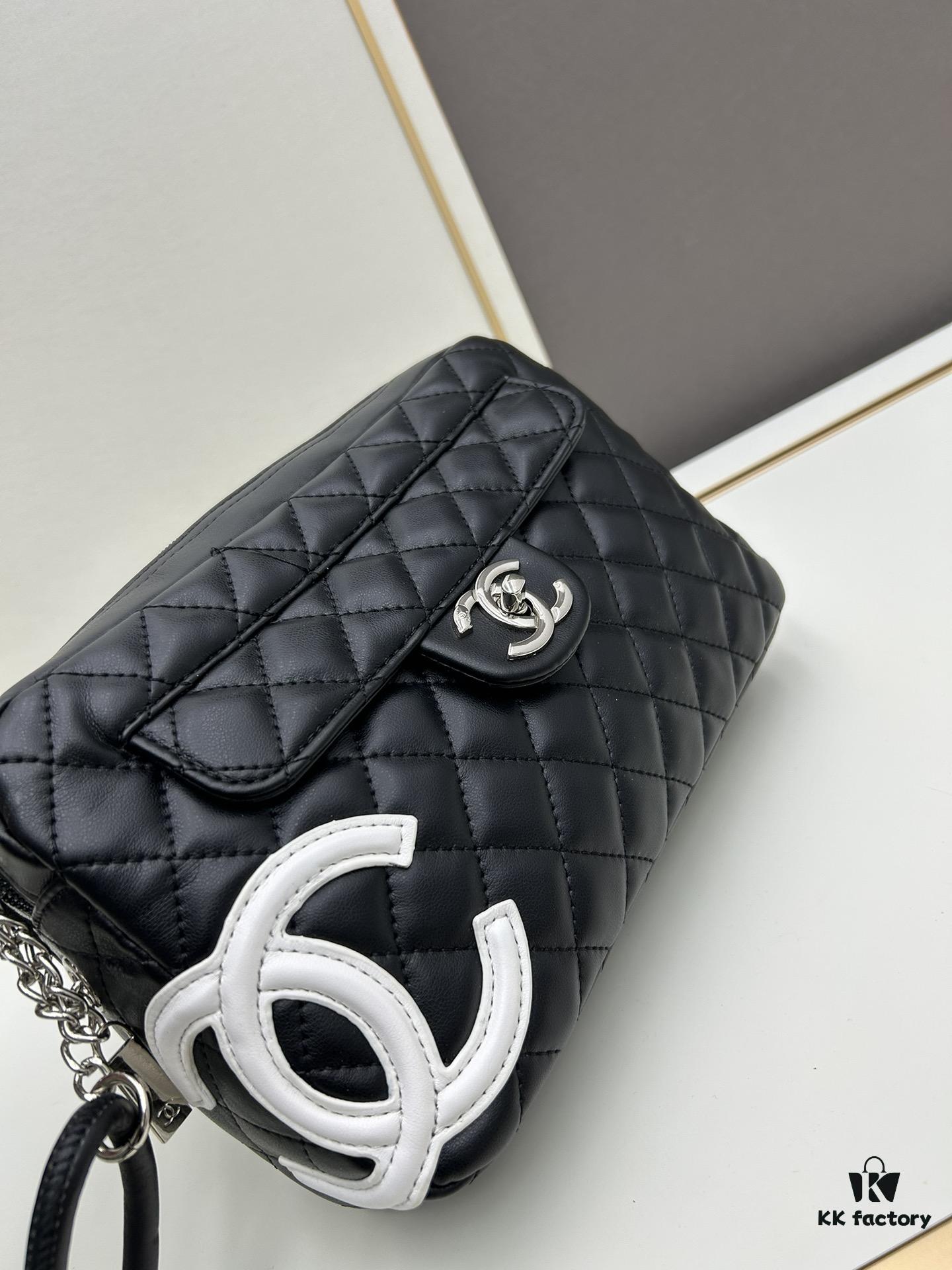 New Arrival with Box Words Fail! No Wonder So Many Are Searching for This Black and White Chanel Camera Bag