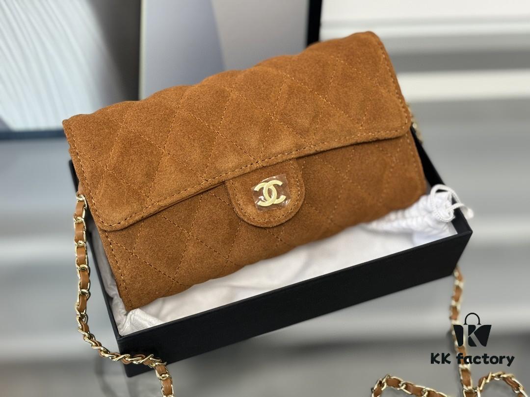 Xiao Xiang Chanel-Style Suede Leather Handbag