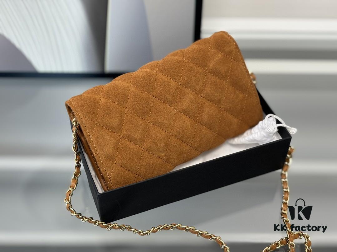 Xiao Xiang Chanel-Style Suede Leather Handbag