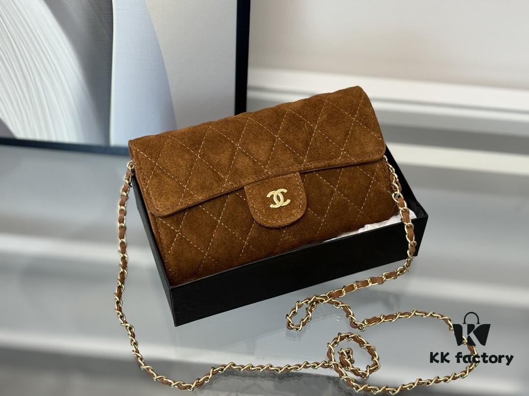 Chanel Suede Leather Handbag