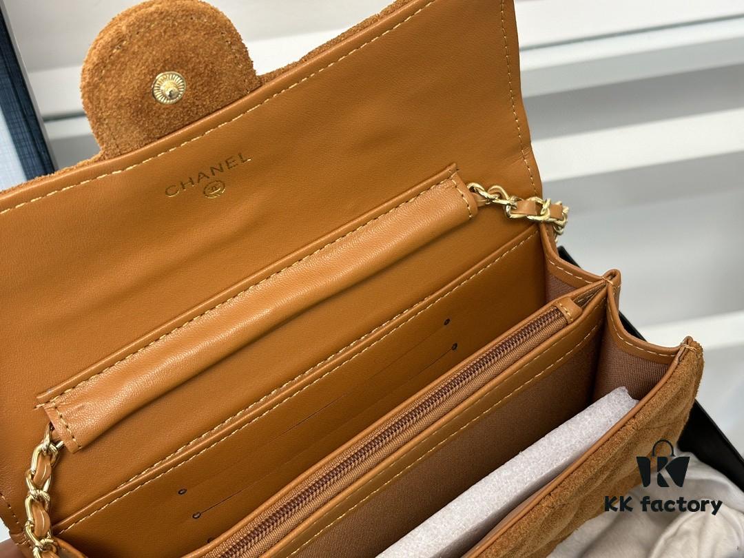 Xiao Xiang Chanel-Style Suede Leather Handbag