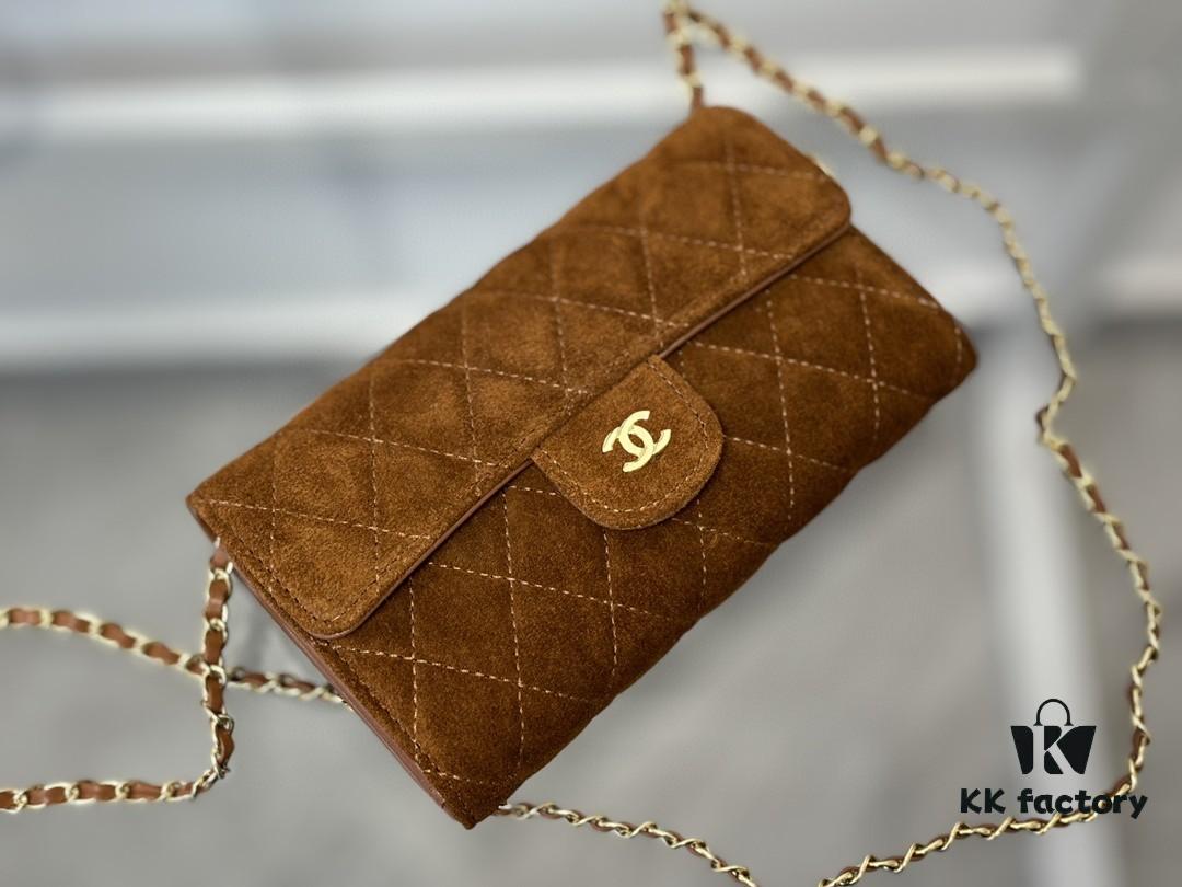 Chanel Suede Leather Handbag