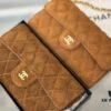 Xiao Xiang Chanel-Style Suede Leather Handbag