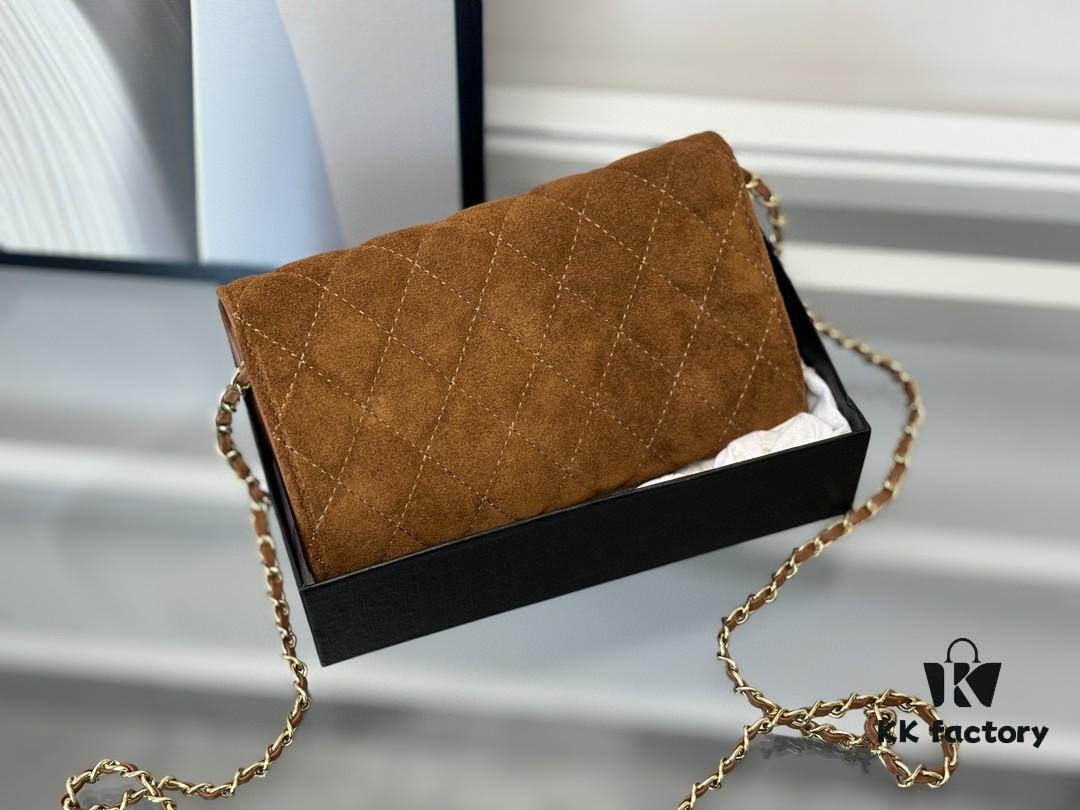 Chanel Suede Leather Handbag