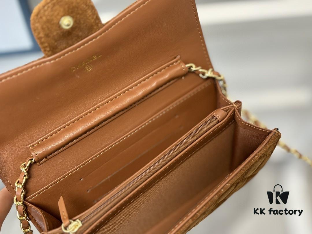 Chanel Suede Leather Handbag