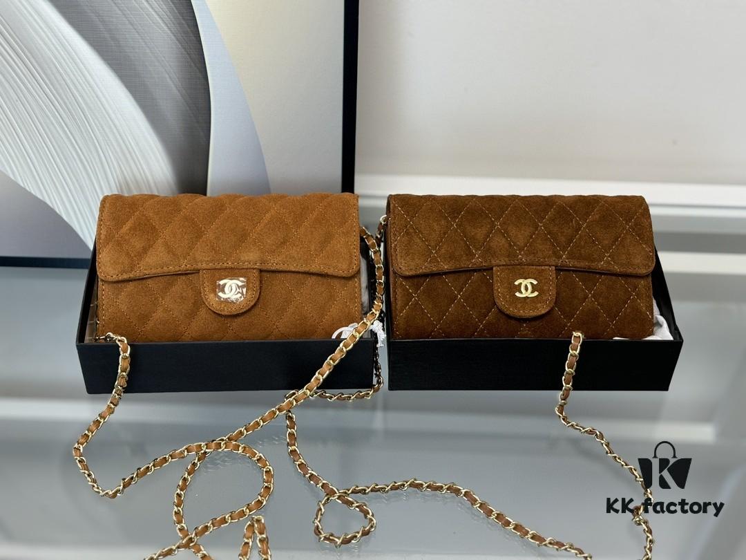 Chanel Suede Leather Handbag