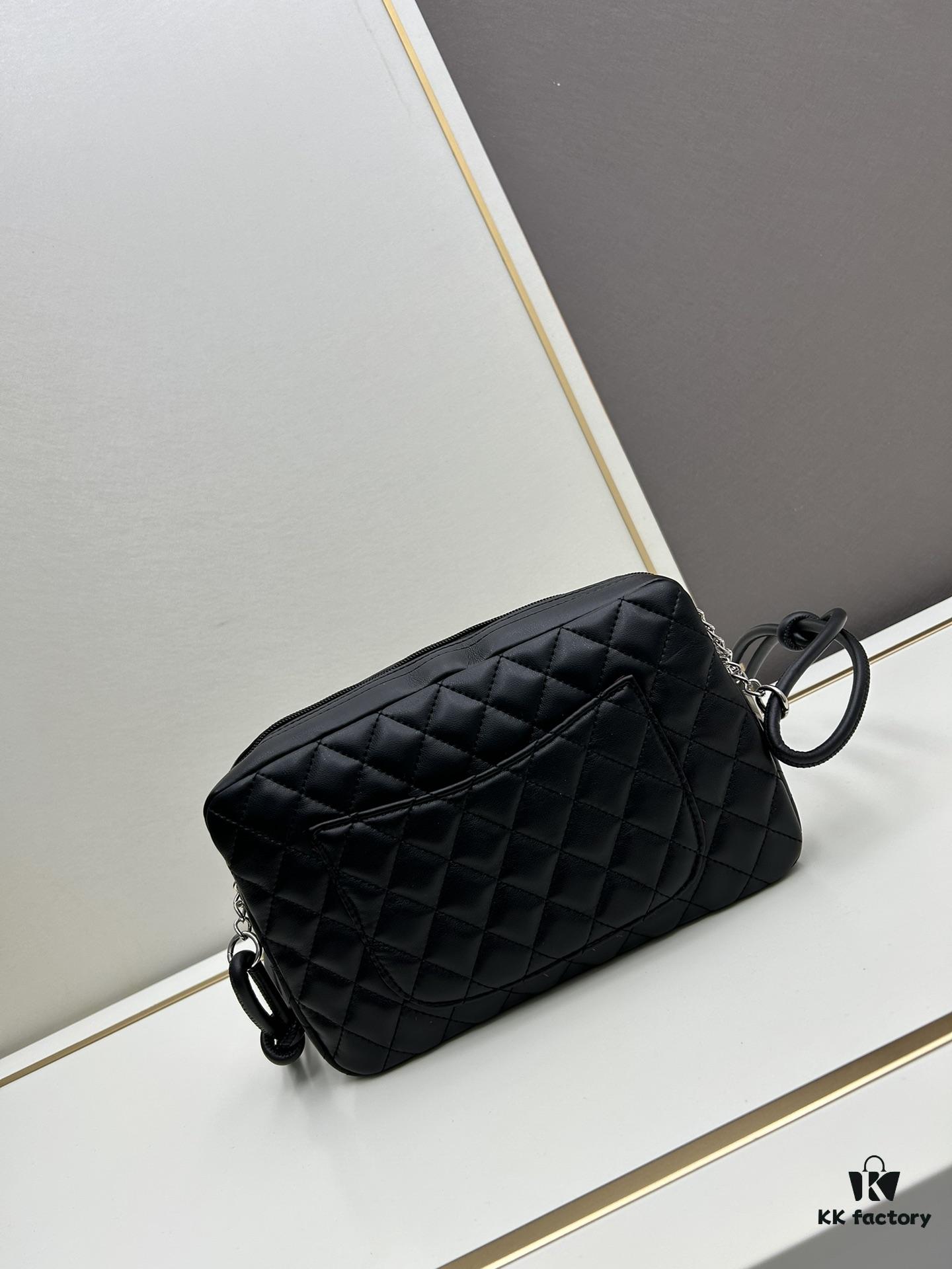 New Arrival with Box Words Fail! No Wonder So Many Are Searching for This Black and White Chanel Camera Bag