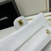 Chanel Classic CF1112 Lambskin Electroplated Hardware with Glazed Finish, Premium Cowhide Gold Tone Clasp