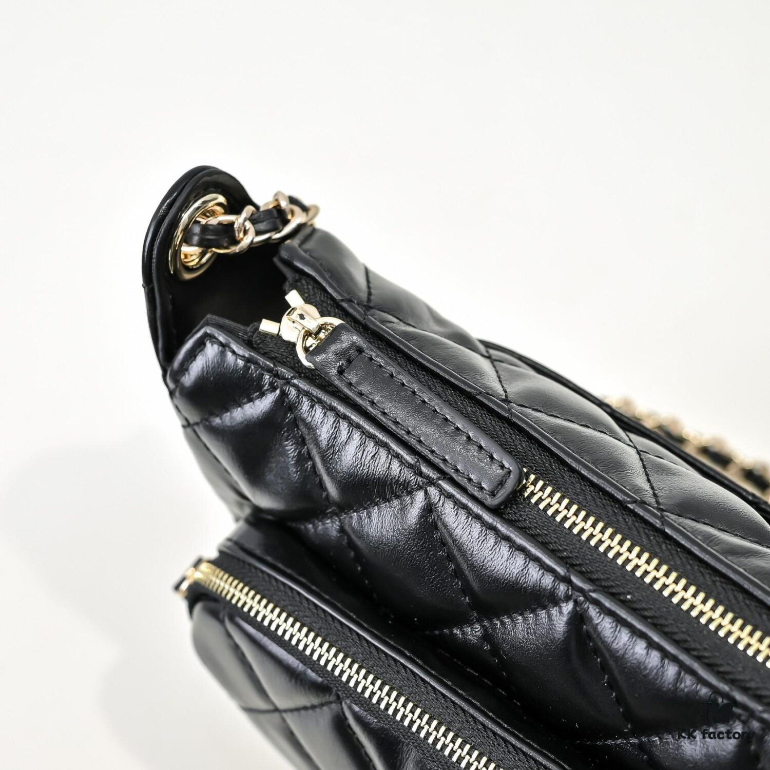 Chanel 25C Spring/Summer New Arrival Camera Bag - Luxurious Lambskin with Gold-Tone Chain