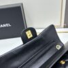 Chanel Classic CF1112 Lambskin Electroplated Hardware with Glazed Finish, Premium Cowhide Gold Tone Clasp