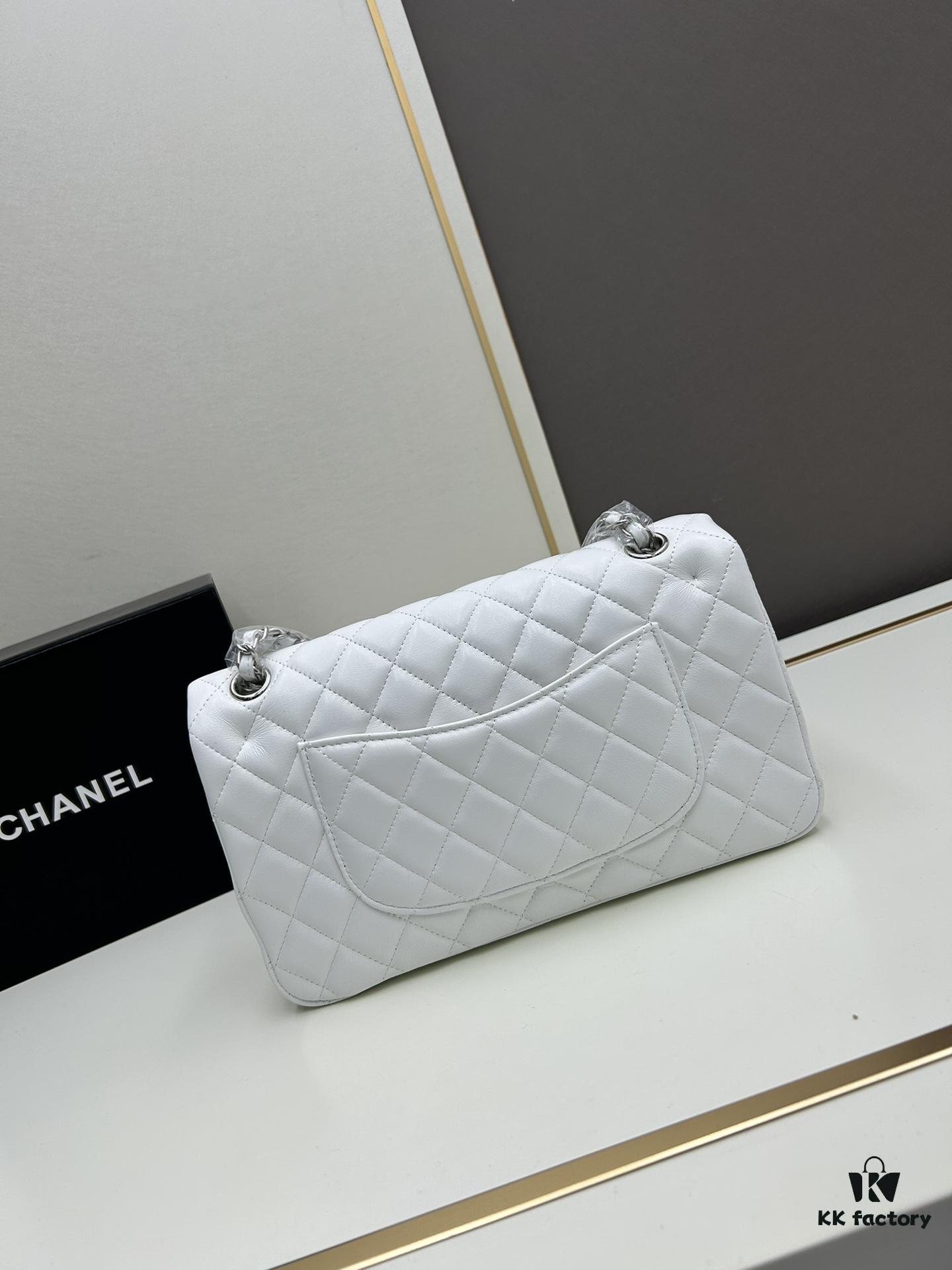 Chanel Classic CF1112 Lambskin Electroplated Hardware with Glazed Finish, Durable and Fade-Resistant, Premium Cowhide Gold Tone Clasp – Authentic Custom Grade, Overseas Authorized Purchase