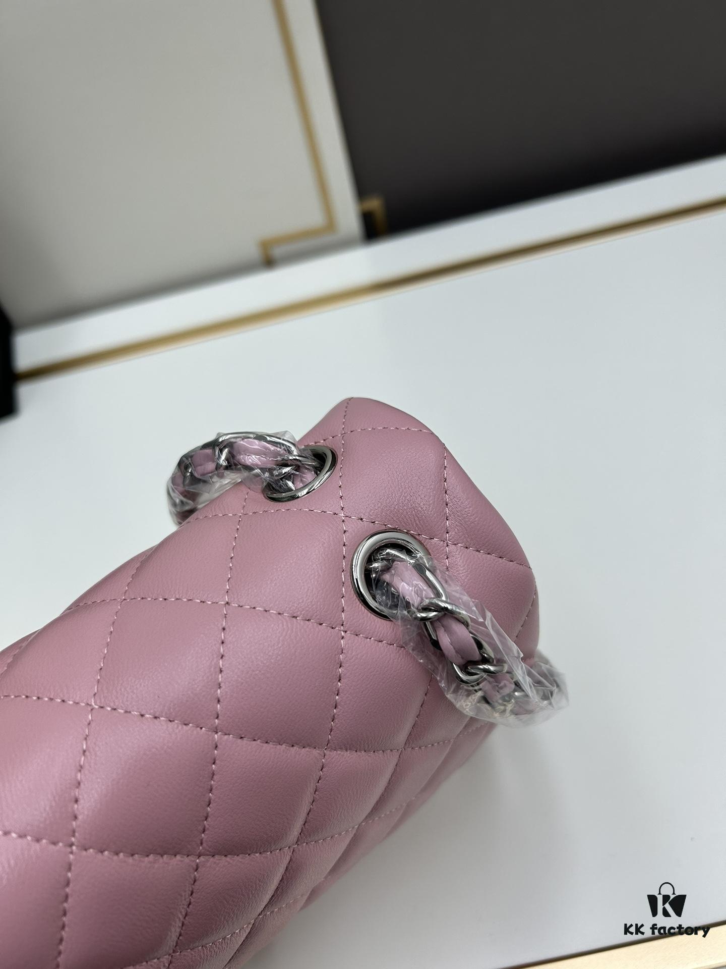 Chanel Classic CF1112 Lambskin Electroplated Hardware with Glazed Finish, Premium Cowhide Gold Tone Trim – Authentic Custom Import Level