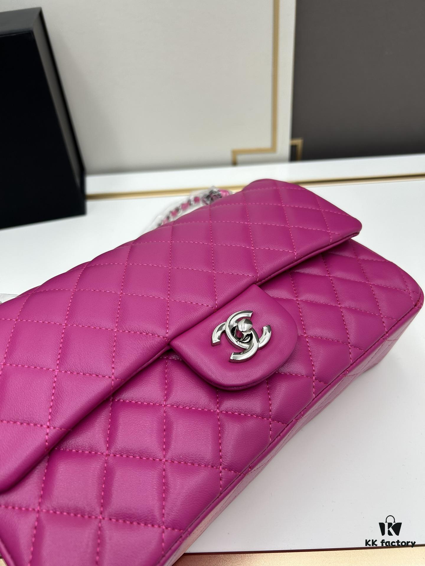 Chanel Classic CF1112, Lambskin with Electroplated Hardware, Special Glaze-Treated Metal Components for Long-Lasting Color Retention, Premium Calfskin with Gold-Tone Hardware – Authentic Custom Import Level, Ultimate Material, Silhouette, and Handfeel Experience, Perfect for Friends' Gatherings, The Most Timeless Classic with Exceptional Value