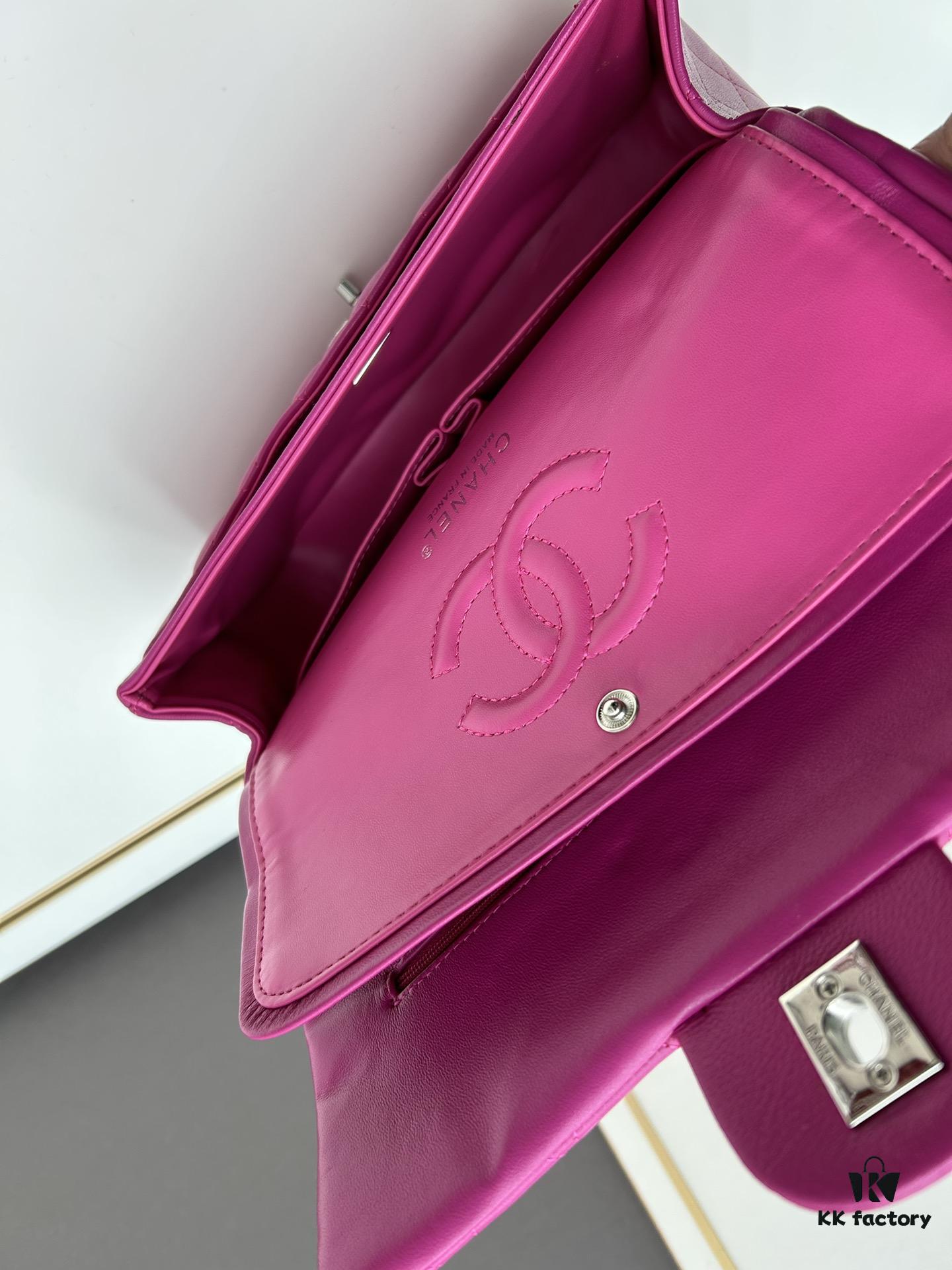 Chanel Classic CF1112, Lambskin with Electroplated Hardware, Special Glaze-Treated Metal Components for Long-Lasting Color Retention, Premium Calfskin with Gold-Tone Hardware – Authentic Custom Import Level, Ultimate Material, Silhouette, and Handfeel Experience, Perfect for Friends' Gatherings, The Most Timeless Classic with Exceptional Value