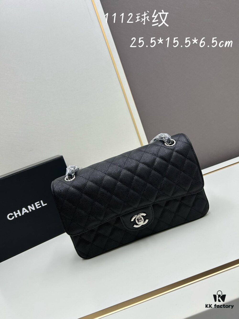 Chanel Classic CF1112 Calfskin Quilted Texture, Electroplated Hardware with Special Glazing Treatment for Long-Lasting Color Retention, Genuine Leather Gold Tone Buckle – Authentic Custom Overseas Procurement Grade
