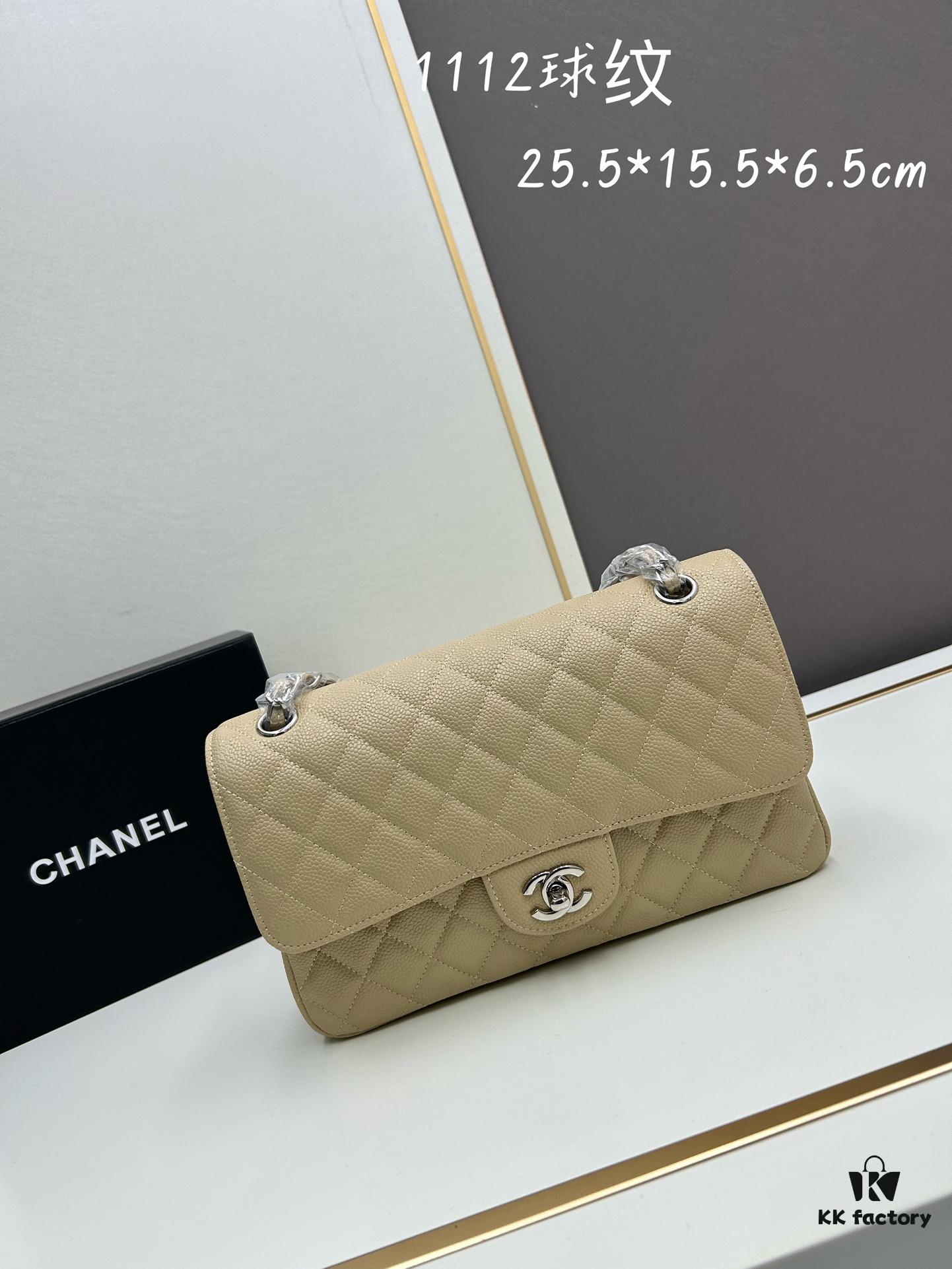 Chanel Classic CF1112 Calfskin Quilted Texture, Electroplated Hardware with Special Glazing Treatment for Long-Lasting Color Retention, Genuine Leather Gold Tone Buckle – Authentic Custom Overseas Procurement Grade