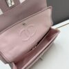 Chanel Classic CF1112 Calfskin Grain Texture Handbag with Plated Hardware