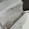 Chanel Classic CF1112 Calfskin Grain Texture Handbag with Electroplated Hardware