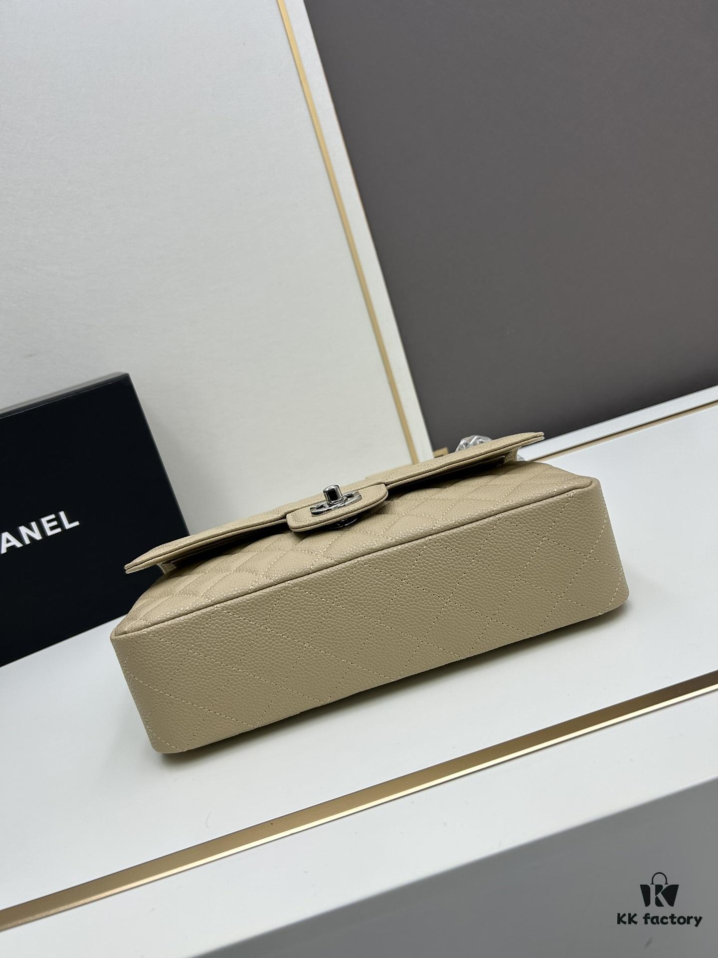 Chanel Classic CF1112 Calfskin Quilting Texture, Electroplated Hardware with Special Glaze Coating for Long-Lasting Color Retention, Genuine Leather Gold Buckle – Authentic Custom Import Level