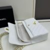 Chanel Classic CF1112 Calfskin Grain Texture, Electroplated Hardware with Special Glazing Treatment for Long-Lasting Color Retention, Genuine Leather Gold Buckle